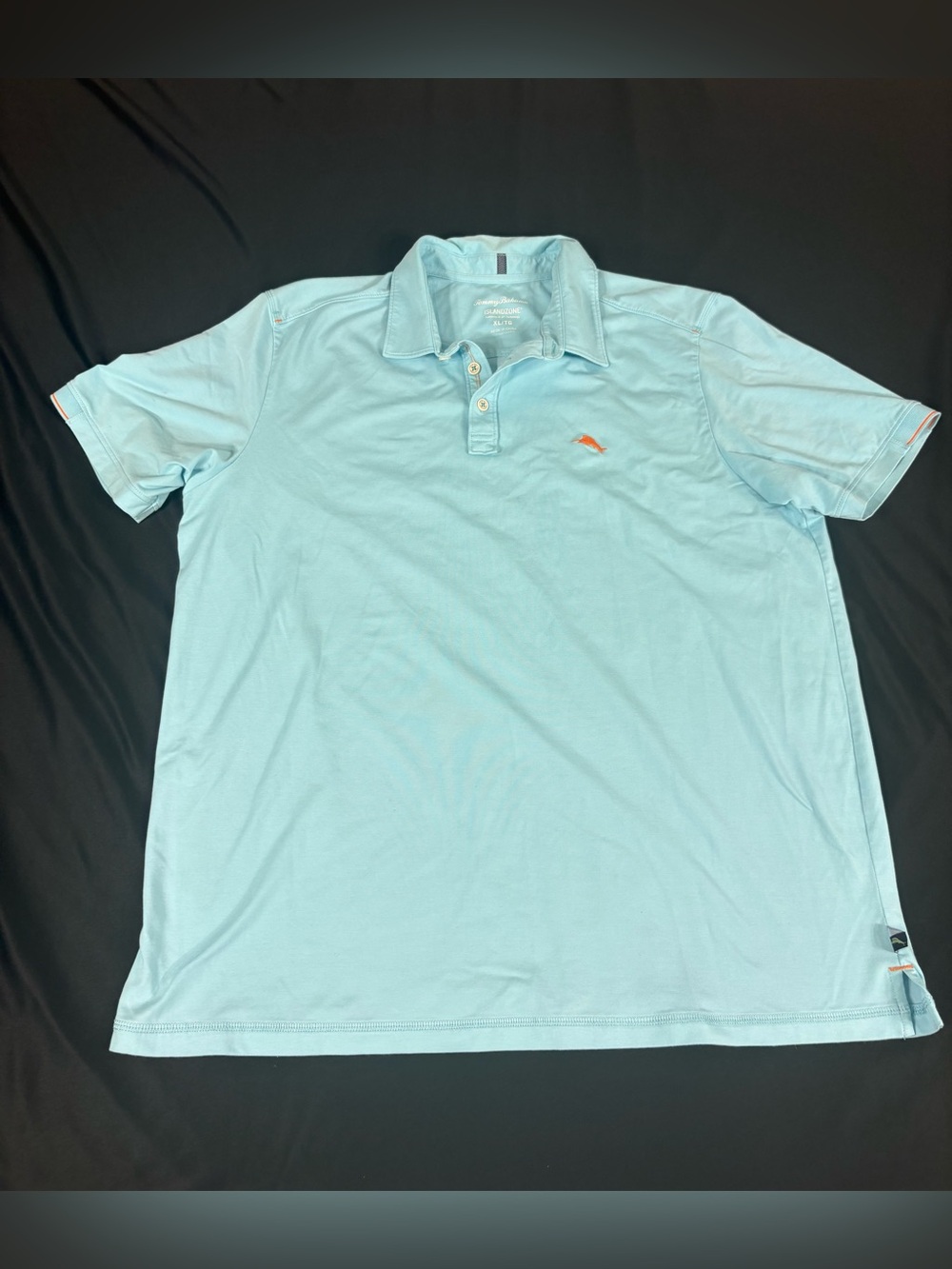 Tommy Bahama Islandzone Mens Light Green Short Sleeve Polo Shirt XL